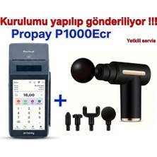 Propay Hızlı Yazarkasapos cihazi / Yazar Kasa Pos P1000 Ecr Android 4g ve Wi-Fi / Sporcu Masaj Aleti  (Mali Kaydı Yapılıp Kargoya Verilir)