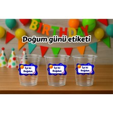 Uzay Temalı Sticker Etiket 20 Adet
