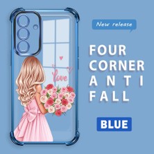HONTINGA Samsung Galaxy A36 5g ile Uyumlu Şeffaf Kılıfı Düşüme Önleyici Basitlik Anti Düşme Kamera Korumali Anneler Günü Desen Yumuşak Silikon Telefon Kılıfı Kadın ve Erkek Için Uygundur K3-0194