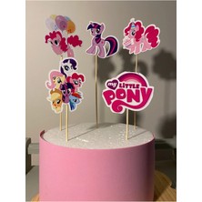 My Little Pony Doğum Günü Pasta Süsü Doğum Günü Süsü
