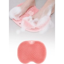 Omilife Vantuzlu Silikon Banyo Fırçası Ayak Masaj Pedi Sırt Kesesi Vücut Temizleme Lifi Aparatı