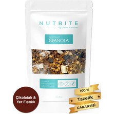 Nutbıte Çikolatalı & Yer Fıstıklı Granola 350GR - Ilave Şekersiz - Gurme Serisi