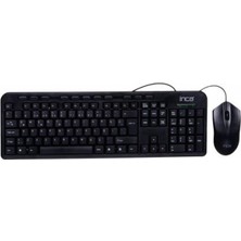  wired multimedia q kablolu klavye - mouse set ımk-375t
