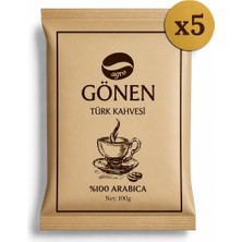 Vestron Klasik Türk Kahvesi 100 G 5'li Avantaj Paketi Avantaj Paketi %100 Arabica|orta KAVRUM|500G