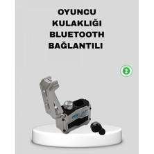 Marsilyan Ipx5 Su Geçirmez Kablosuz Bluetooth Kulaklık – Powerbank Şarj Kutulu Düşük Gecikmeli Oyun Modu