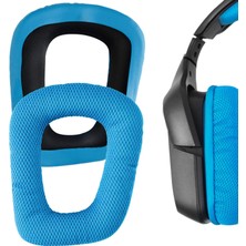 Mrs Toys Logitech G930,G933,G430,F450,G432,G35,G33S Uyumlu Kulaklık Pedi   Sünger Yastık Kulak Kılıfları Için Yedek Kulak Pedleri Earpad (Mesh Kumaş)