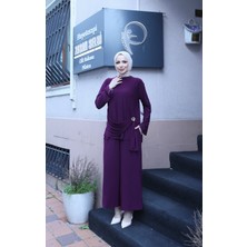 Nisum Moda Dropeli Sandy Pantolonlu Takım