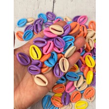 Plastik Deniz Kabuğu (1,5x2cm) 100 gr ort. 165 Adet Karısık Renk