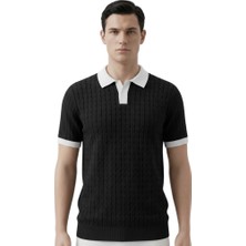 Yyz Store Polo Yaka Likralı Triko T-Shirt