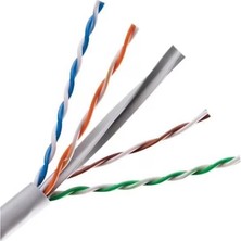 Sensei Senseı SC-500LZSH 500METRE 23AWG 350MHZ U/utp %100 Bakır Cat6 Halojen Free Grı Renk Kablo