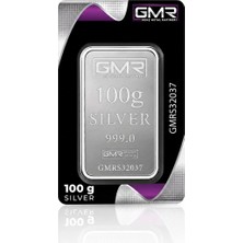 Genç Metal Rafineri Agakulche 100 Gram 999.0 Ayar Gmr Külçe Gümüş