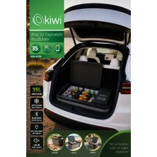 Kiwi KIM-4755 Tesla Uyumlu Araç Içi Taşınabilir Buzdolabı | 35L & -20C & 12V/220V & Bluetooth