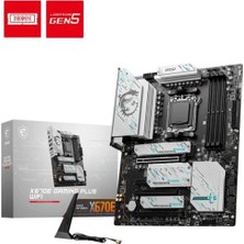 MSI Msı X670E Gaming Plus Wi-Fi Amd Am5 Ddr5 Atx Anakart Teşhir