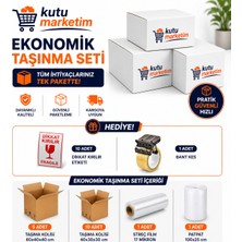 Kutu Marketim Kutumarketim 1+1 Ekonomik Taşınma Seti - Ambalaj Malzemeleri -Kutukoli -E Ticaret Kolisi -Boş Koli