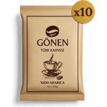 Vestron Klasik Türk Kahvesi 100 G 10'lu Avantaj Paketi %100 Arabica|orta KAVRUM|1000G