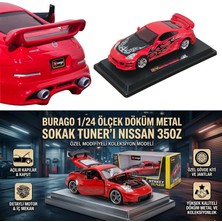 Bburago Nissan 350Z Burago 1/24 Scale Die-Cast Metal Street Tuner - Özel Kolleksiyonluk Seri