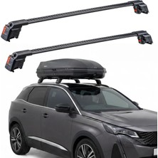 Hyundai Tucson 2018-2022 Thunder Kilitli Port Bagaj Ara Atkı Tavan Barı Siyah