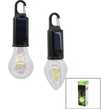 Marsilyan Solar - USB Şarj Seyyar Ampul Model=rustik Kamp Lambası Mandallı Kanca Askılık 3-Kademe Işık PT-331 (K95)
