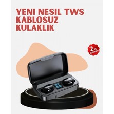 Marsilyan Yüksek Kapasiteli A10S Tws Kablosuz Kulaklık Dokunmatik Kontrol