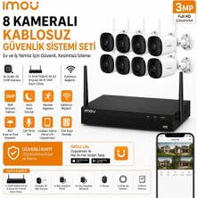 Imou 8'li Dış Ortam 3mp Kablosuz Kamera Seti