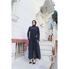 Nisum Moda Dropeli Sandy Pantolonlu Takım