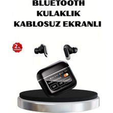 Marsilyan Anc Teknolojili Kablosuz Bluetooth Kulaklık – Dokunmatik Dijital Göstergeli Yüksek Ses Kalitesi