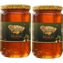 Balmet Arıcılık Kestane Balı 850 gr x 2 Adet Erdek Kapıdağ Ballıpınar Köyüden