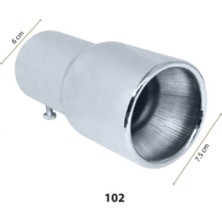 Yerli Eksoz Ucu 60MM Vidalı Hışırtı Sesi