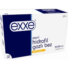 Exxe Gazlı Bez 30 cm x 80 cm 100 Lü