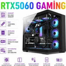 Apphirex Penta X56 Ryzen 7 5700X | 16GB Ram | 512GB M.2 SSD | RTX5060 8gb | Sıvı Soğutmalı Masaüstü Oyun Bilgisayarı