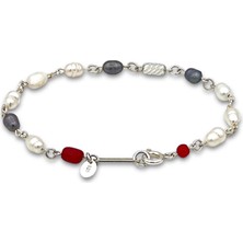 Pearl & Coral - Inci Mercan Gümüş Kadın Bileklik MEY2522022