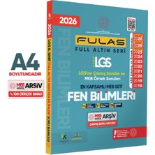 Karakutu Yayınları 2026 8.Sınıf Full LGS Altın Seri (Fulas) Fen Bilimleri Meb Çıkmış Soru Bankası Modüler Seti Çözümlü