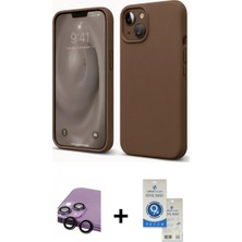 Pileli Store Pilelistore™ iPhone 14 Kılıf Kozmos Yansıma Özel Seri - Şeffaf Royal Nano Ekran Koruyucu + Raze Metal Kamera Lens - Sh