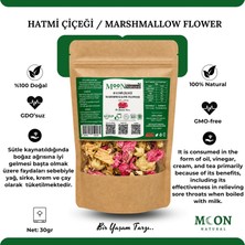 Moon Organik Moon Natural Hatmi Çiçeği / White Mallow