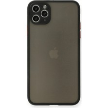 Durukar®  iPhone 11 Pro Max Kılıf Montreal Silikon Kapak - Siyah