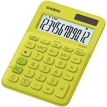 Casio MS-20UC-YG 12 Haneli Sarı Masa Üstü Hesap Makinesi Gelişmiş Fonksiyonlarla