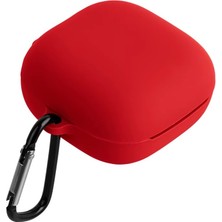 Prolysus Qcy T13 Anc 4 Kılıf Yumuşak Silikon Kulaklık Koruma Kabı Kılıfı Kırmızı