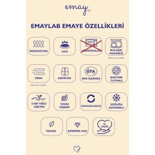 Emaylab Black Cupid Çaydanlık Kapağı (Yedek Kapak)