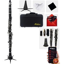 Midex BNS-4000 Pak Sol Klarnet 4 Yüzüklü Stand Full Set