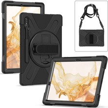 Evimdeyokyok Samsung Galaxy T737 Tab S7 Fe 12.4 Kılıf Amazing Tablet Kapak - Siyah Tdrtr