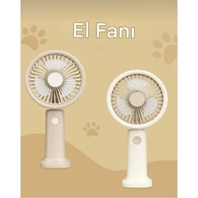 Gümüş Avm 3 Kademeli Şarjlı Mini Fan | El Fanı