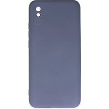 Evimdeyokyok Xiaomi Redmi 9A Kılıf Nano Içi Kadife Silikon - Gri Tdrtr
