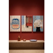 Artease 3'lü Lisbon Charm Üçlemesi Tablo Seti