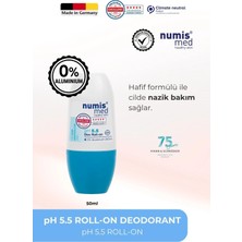 Numis Med pH 5.5 Deo Roll-On 50 ml – Hassas Ciltlere Özel Alüminyumsuz Günlük Deodorant