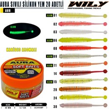 Wily Aura Sıvılı Lrf Silikon 40MM 20 Adetli