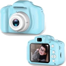 Marsilyan Mavi Kompakt Mini Kamera Hd Video ve Fotoğraf Çekim Özellikli Şarjlı Model