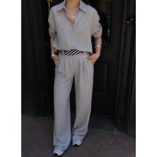 Benevento Clothing Şık Keten Takım