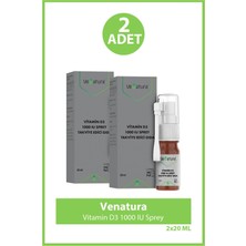 Venatura Vitamin D3 1000 Iu Sprey 20 ml 2 Adet
