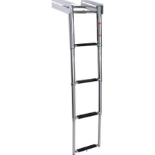 Erol Teleskopik Merdiven 4 Basamaklı Platform Altı Kızaklı 254x1150 mm