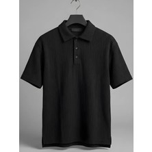 Oversıze Erkek Triko Polo Yaka
